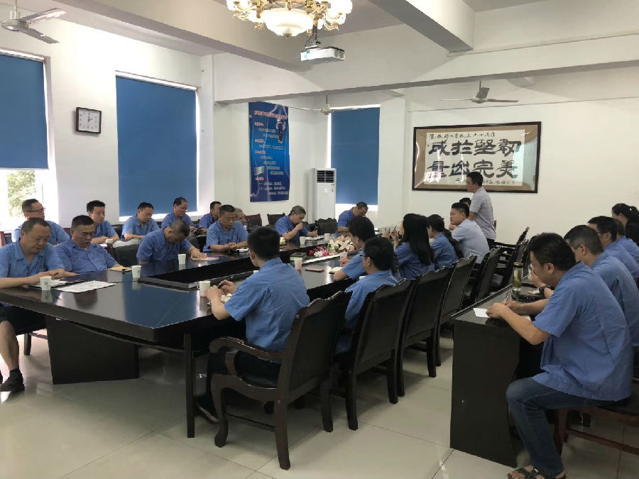 2019年7月3日,成量集团工作进度说明会 · 现场图片