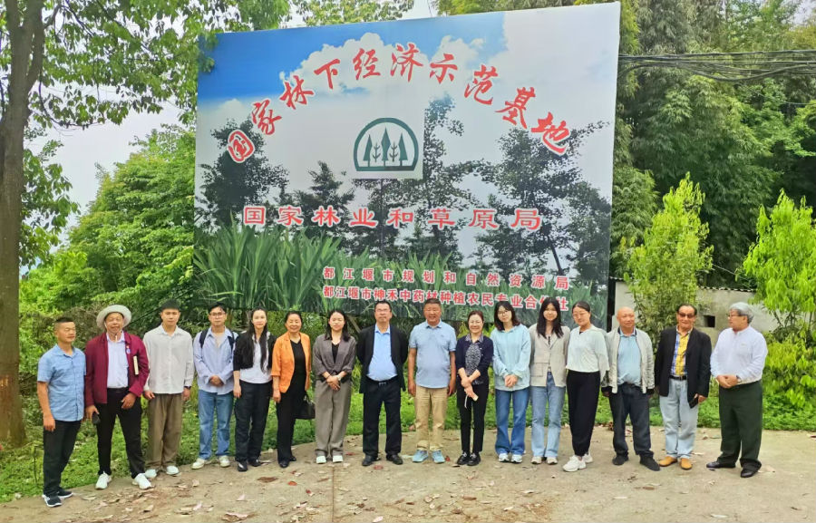 2025年4月22日，考察都江堰龙岭灵草农业科技有限公司 · 现场图片
