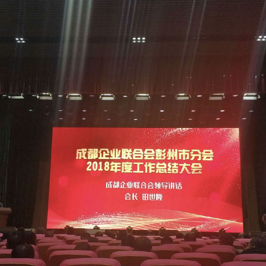 2019年1月11日,成都企业联合会彭州市分会2018年度工作总结大会在宝山村隆重召开 · 现场图片