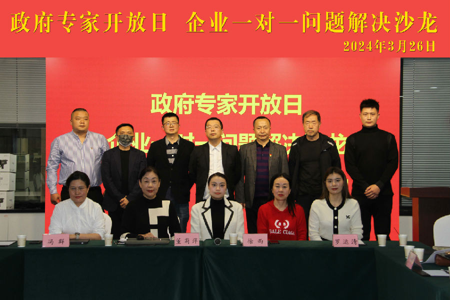 2024年3月26日，政府专家开放日 企业一对一问题解决沙龙 · 现场图片