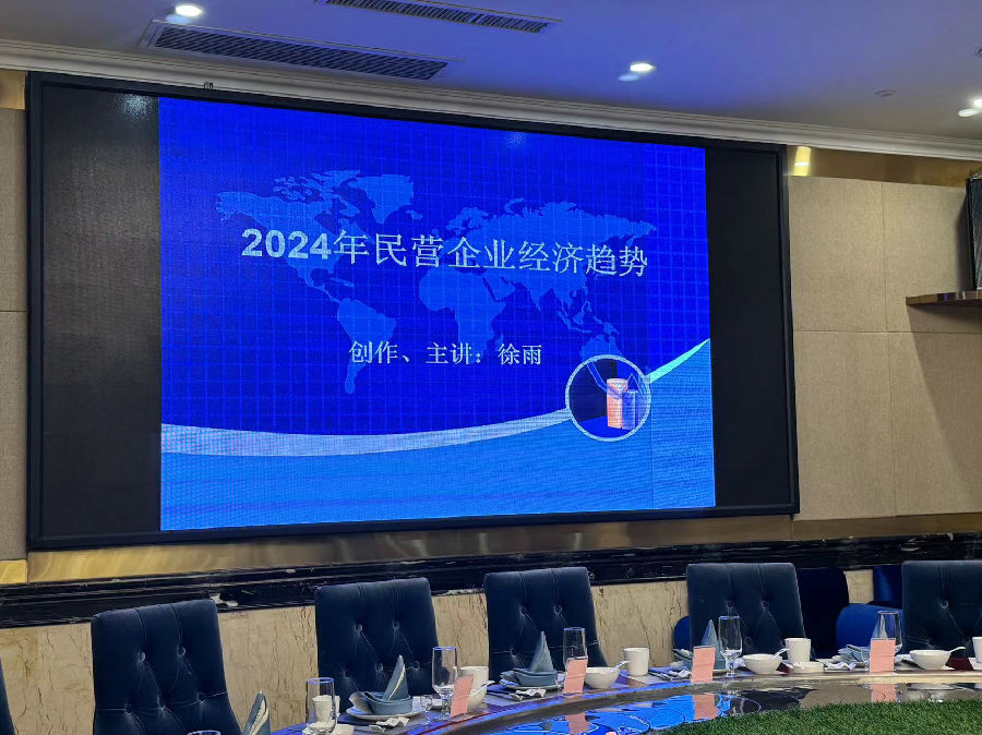 2024年3月1日，青白江沙龙—2024年民营企业经济趋势 · 现场图片